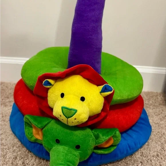 Colorful Animal Stacking Rings Toy - Picture 3 of 6